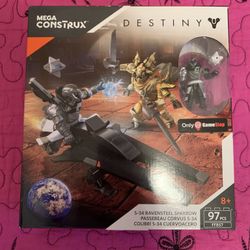 Mega Construx Destiny S-34 Ravensteel Sparrow(Includes Negative Harmony Emblem)