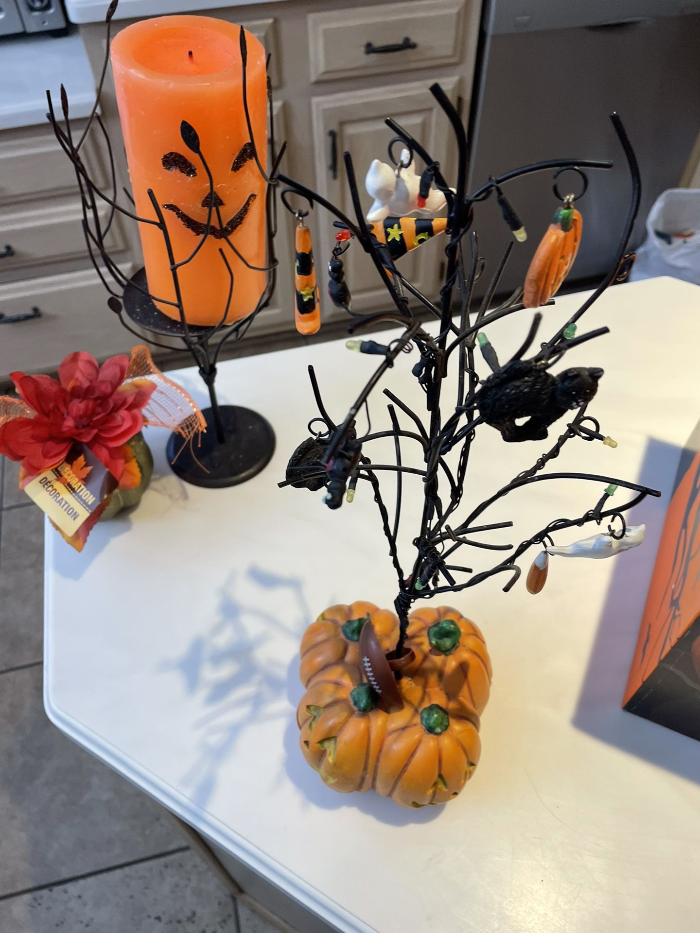 Halloween Decoration And Candle 