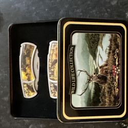 Wildlife World Pocket Knife, Deer Collection Set