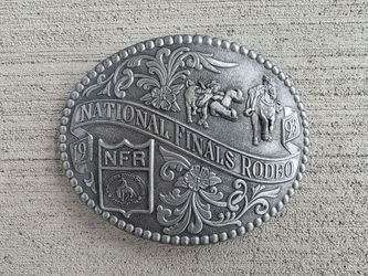 1993 National Finals Rodeo NFR Belt Buckle PRCA Las Vegas Commemorative Limited Edition