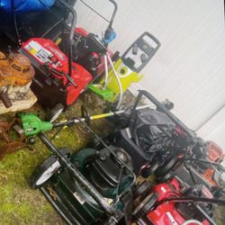 Landscape Equipment Blowers Abd Mowers Trimmers Snowblowers All Fir Fux Some Work