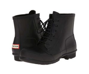 Hunter Unisex Original Waterproof Rain Lace-Up Boots Size US12/EU45/46