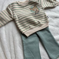 New, sweatshirt  and pants 12-18 months