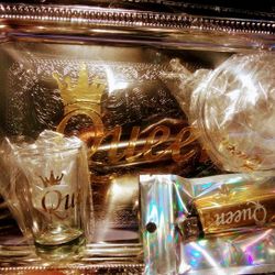 Queen Rolling Tray And Shot Glass Set🔥
