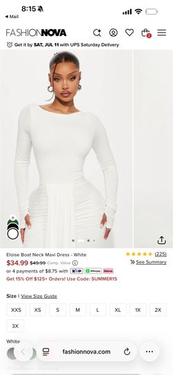 White dress