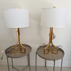 Excellent Condition Table Lamp Set Of 2 27.5”h $50