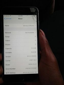 Iphone 6 plus cracked unlocked