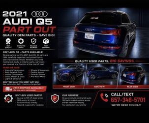 2021 Audi Q5 OEM Parts- PARTING OUT