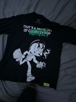 Cough syrup shirt, Size L