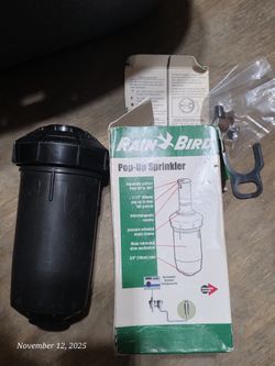 Sprinkler Heads (Multiple Sizes and Brands, Most New, Some Semi-nrw) Box Semi-Full, PICK UP ONLY, CASH ONLY Selling ALL Together