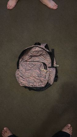 Pink Patterned Mini Backpack