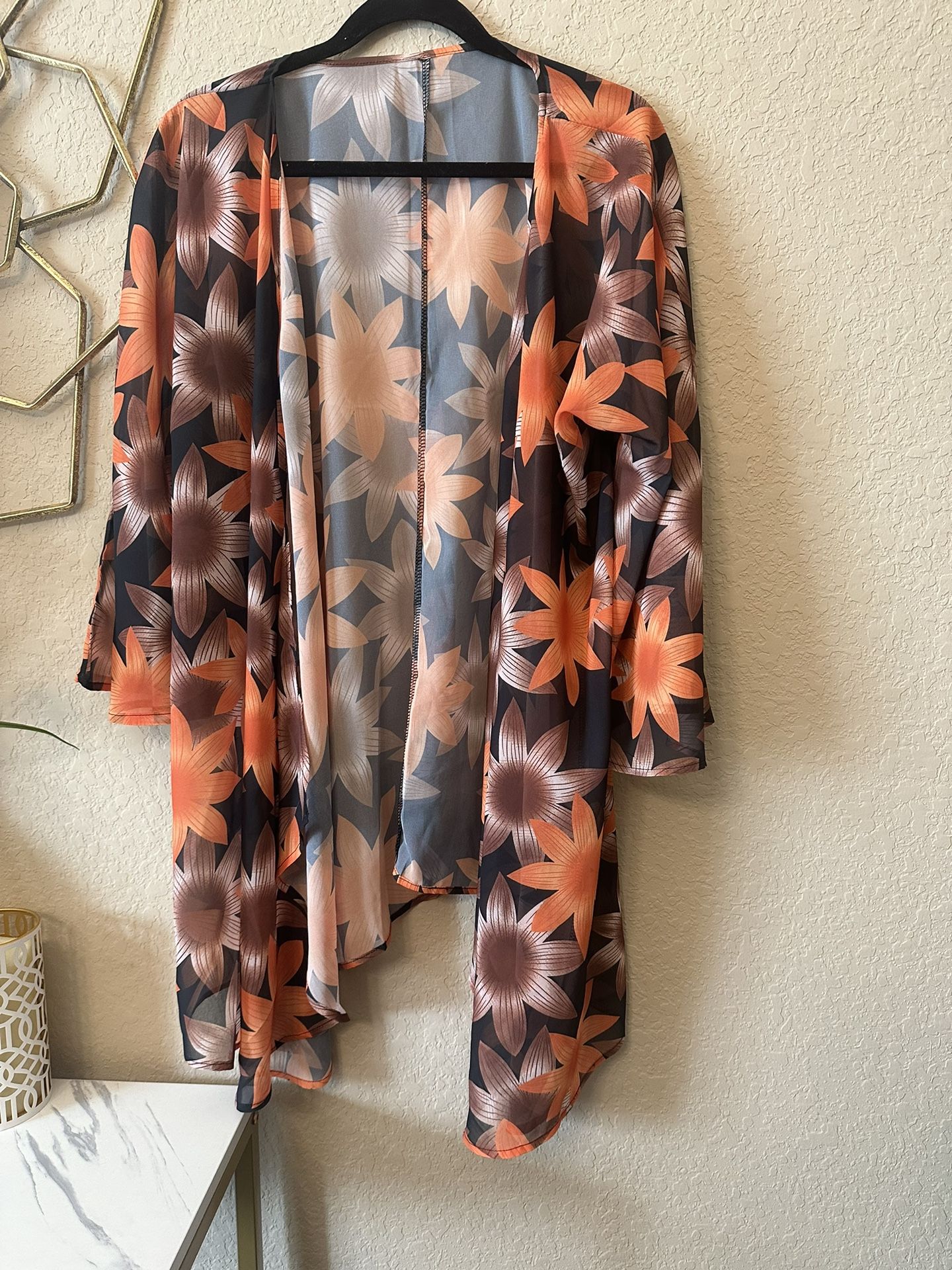 Floral Print Kimono Cardigan