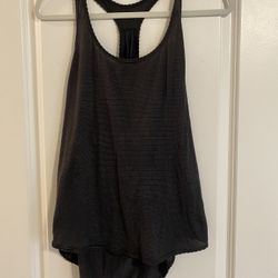 Lululemon Tank Top Black Gold