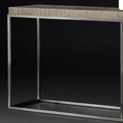 RH RESTORATION HARDWARE NICHOLAS OAK 48" CONSOLE TABLE: Retail $3965