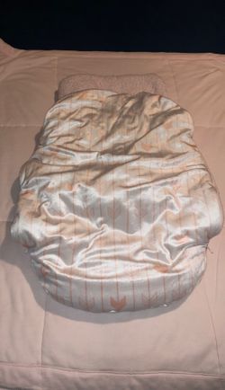 Baby girl car seat cover