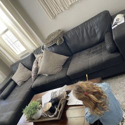 Black couch