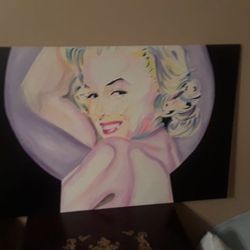 CUSTOM Marilyn Monroe 24" x 36" Keyhole Painting