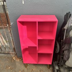 Pink Kids Book Shelf