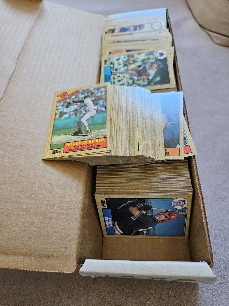 1987 Topps Baseball Complete 792 Card Set NM/NM+