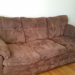 1 Brown Sofa