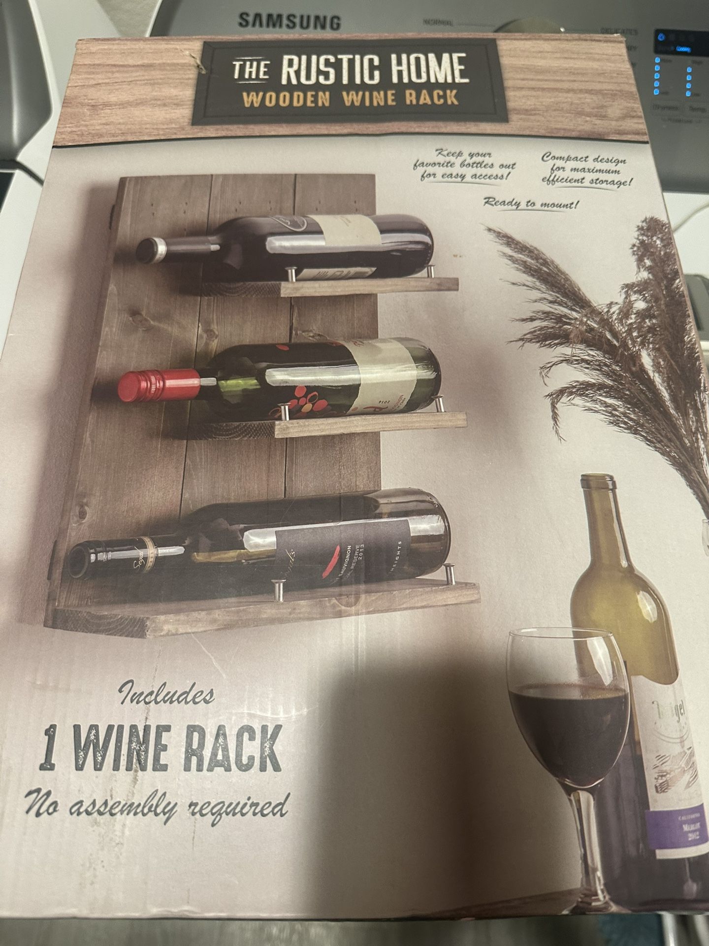 Rustic Home Wall Wine Rack