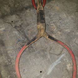 Vintage Cast Iron Ice Tongs