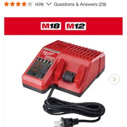 Milwaukee M12 and M18 12-Volt/18-Volt Lithium-Ion Multi-Voltage Battery Charger