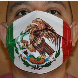 Mexico Flag Mask Custom made to order