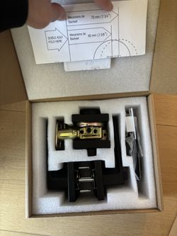 Black Door handle and Lock set