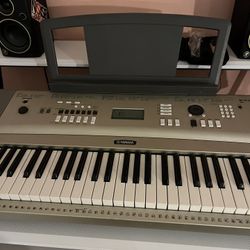 Yamaha YPG 235 Keyboard With Music Stand And Keyboard stand