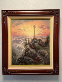 Thomas Kincaid Sunrise 24 x 20 S/N Canvas 1697 / 2950 - A PRAYER OF HOPE FOR THE MILLENNIUM OF LIGHT
