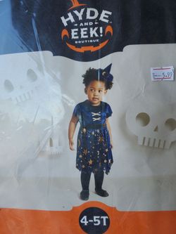 New Halloween Costume Size 4T-5T