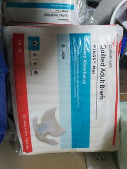 Quilted Adult Briefs X-L(3)