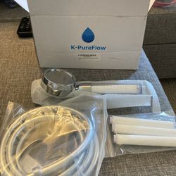 Filtered Handheld Shower Head With Extra Filters