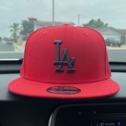 Red LA SnapBack 