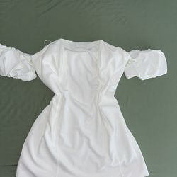 White Bow Dress 