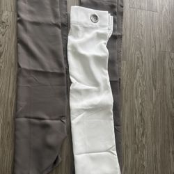 Grey & White Curtains 