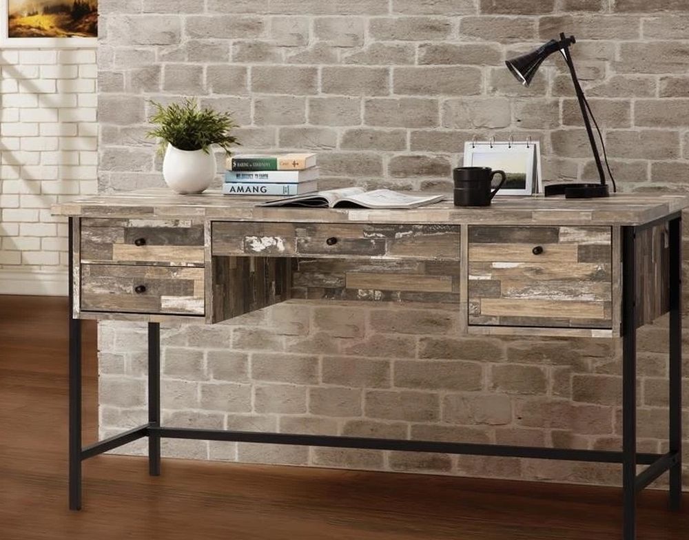 Industrial Salvaged Cabin Writing Desk