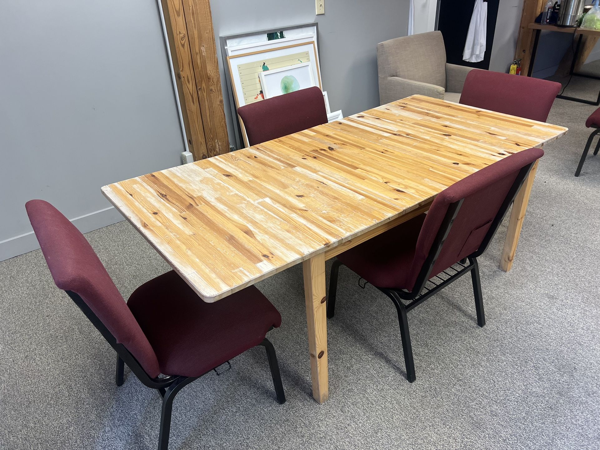 IKEA Solid Wood Kitchen Dining Table
