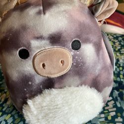SquishMallow Adorable Greggor  The Moose  Bronze Horns NWT