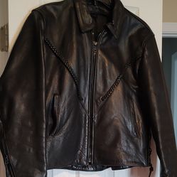 Ladies Fitted Leather Jacket 