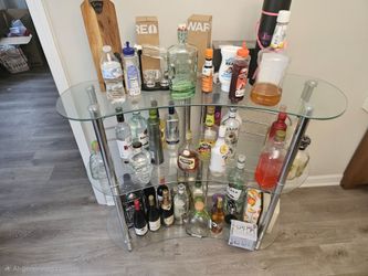 3 Tier Glass Bar