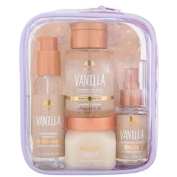 Tree Hut Vanilla Mini Body Care Gift Set, 4 Piece