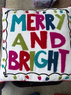 Festive Christmas Pillow