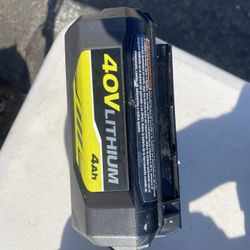 Ríoby Battery 40v Used