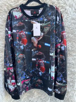 Jordan Flight Men's Printed Long-Sleeve Jersey