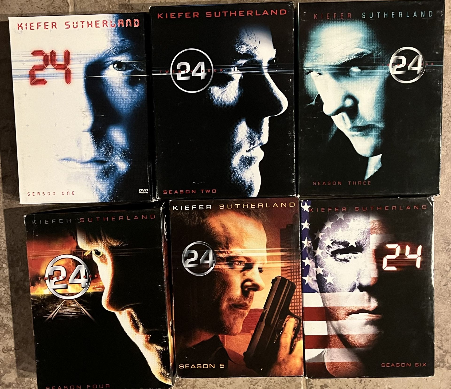 24 Kiefer Sutherland Twenty Four Season DVD 1 2 3 4 5 & 6