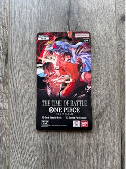One Piece OP-16 The Time of Battle Sleeved Booster Pack