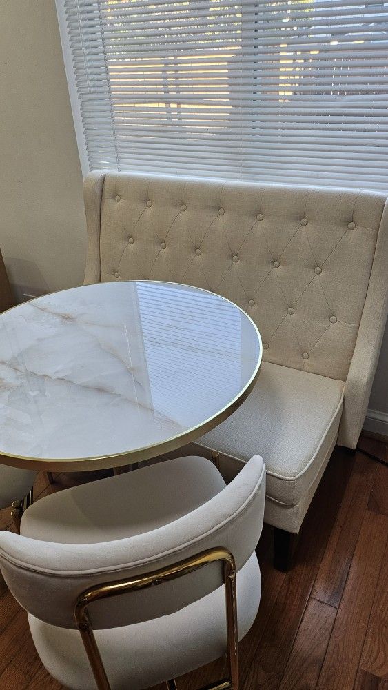 Tufted Loveseat Settee Sofa Bench