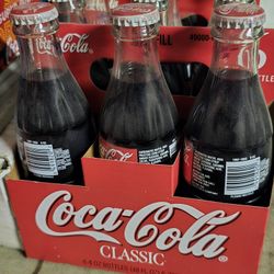 Vintage Coca Cola Bottle 6 Packs